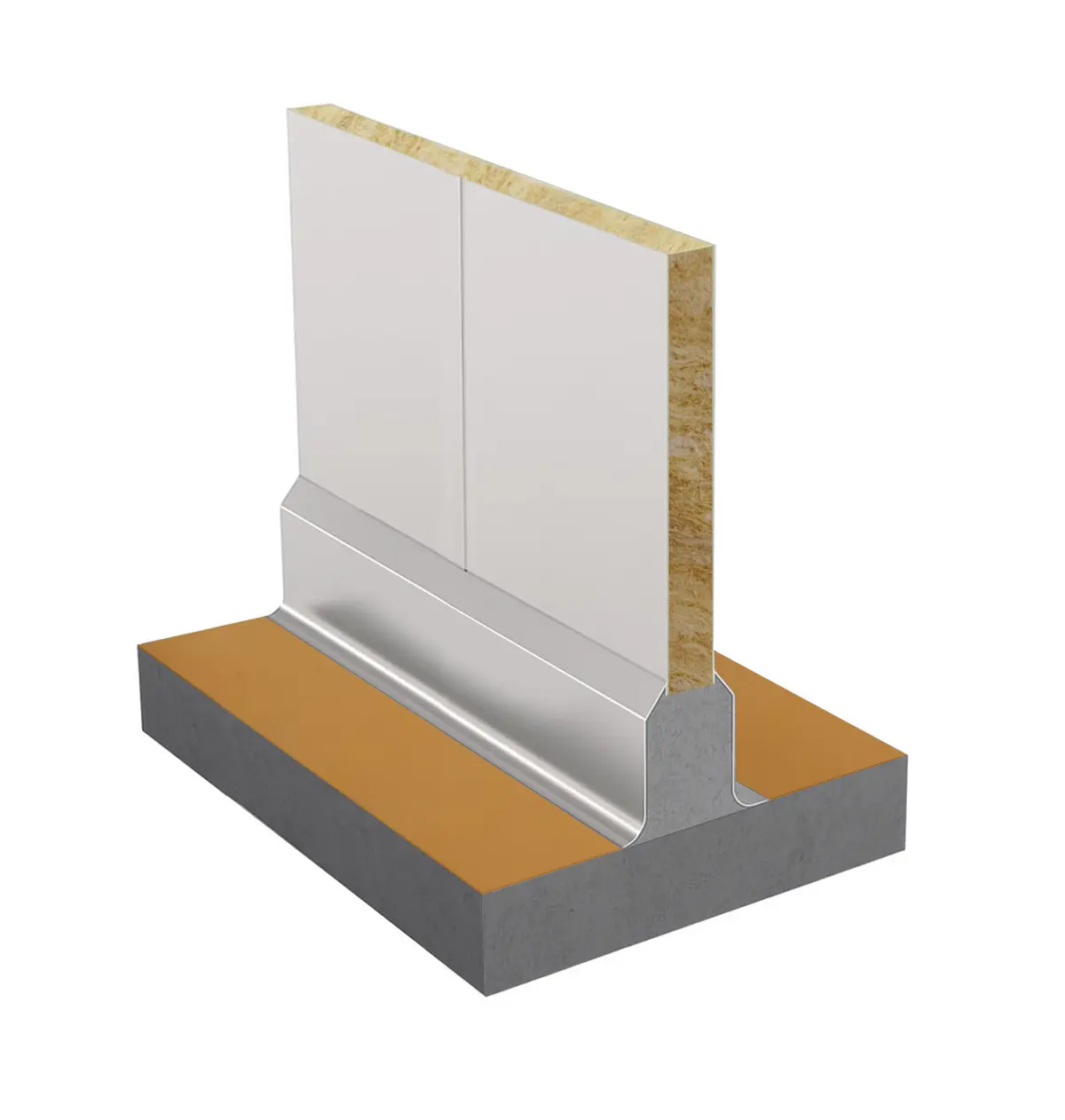 Dvojitý nerezový sokl