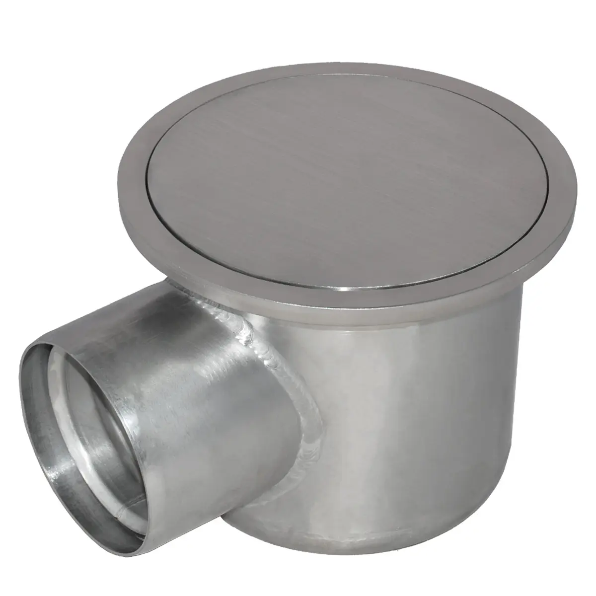 Kulatý boční vpust s těsnou deskou krytu