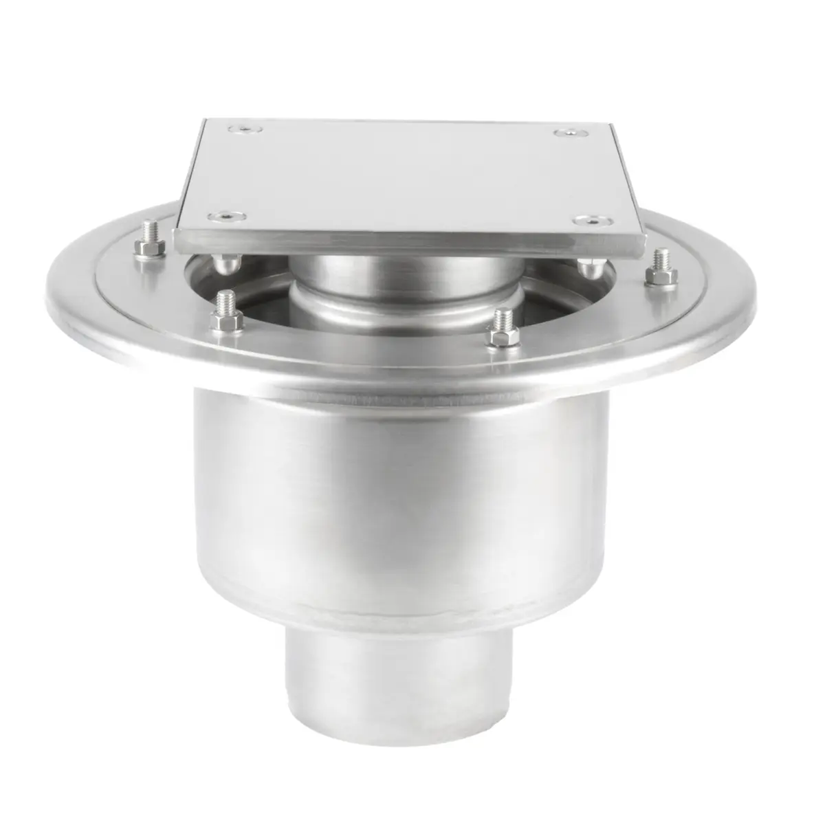 Dvoudílná nerezová revizní klapka s krycí deskou