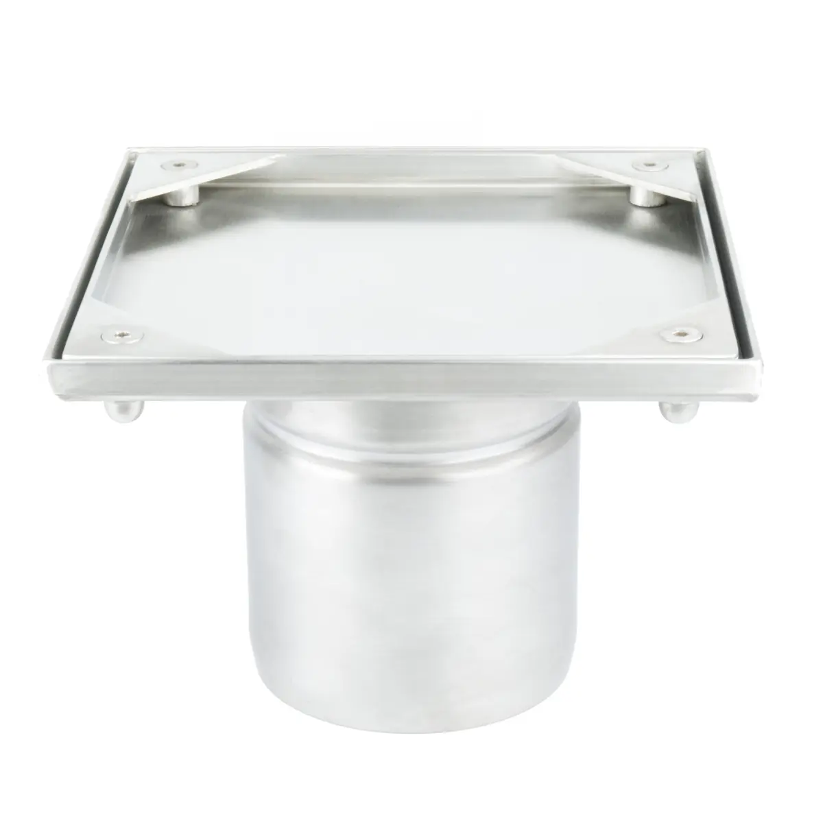 Vertikální nerezová revizní klapka pro obložení dlaždicemi