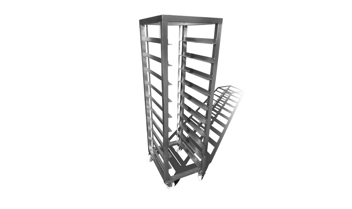 Nerezový přepravní vozík