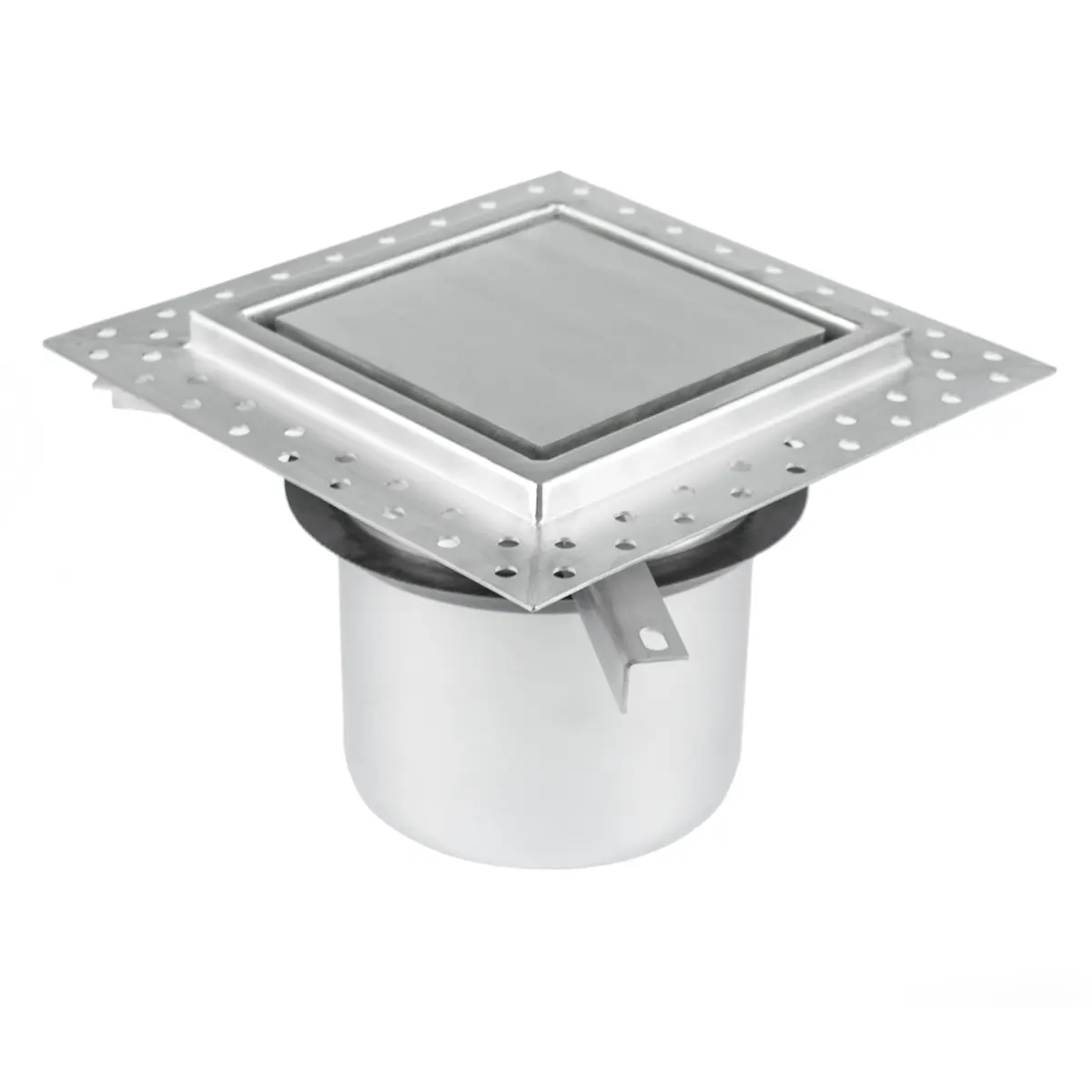 Dvoudílný podlahový vpust s nastavitelnou horní částí