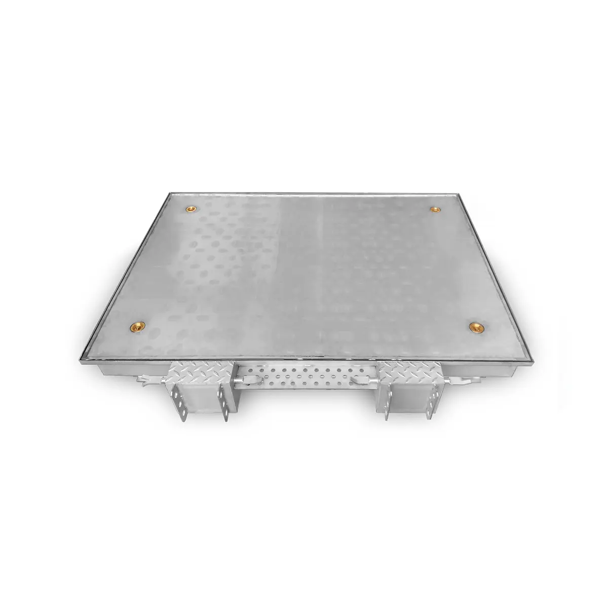 Nerezový inspekční poklop, profesionální, pro vyplnění pryskyřicí nebo asfaltem